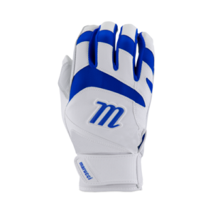 Marucci Youth Signature Batting Gloves White Royal