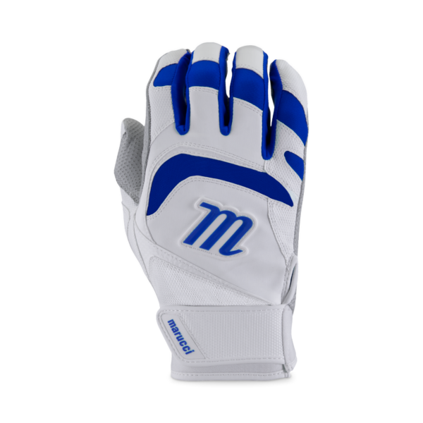 Marucci Signature Batting Gloves Royal White