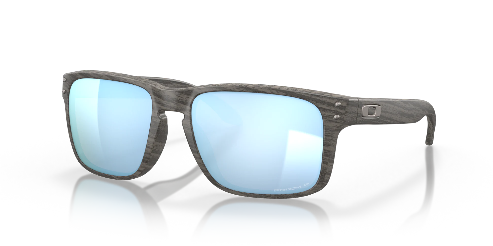 Oakley Holbrook Woodgrain w Prizm Deep Water Polarized Lens Baseline Sports Online
