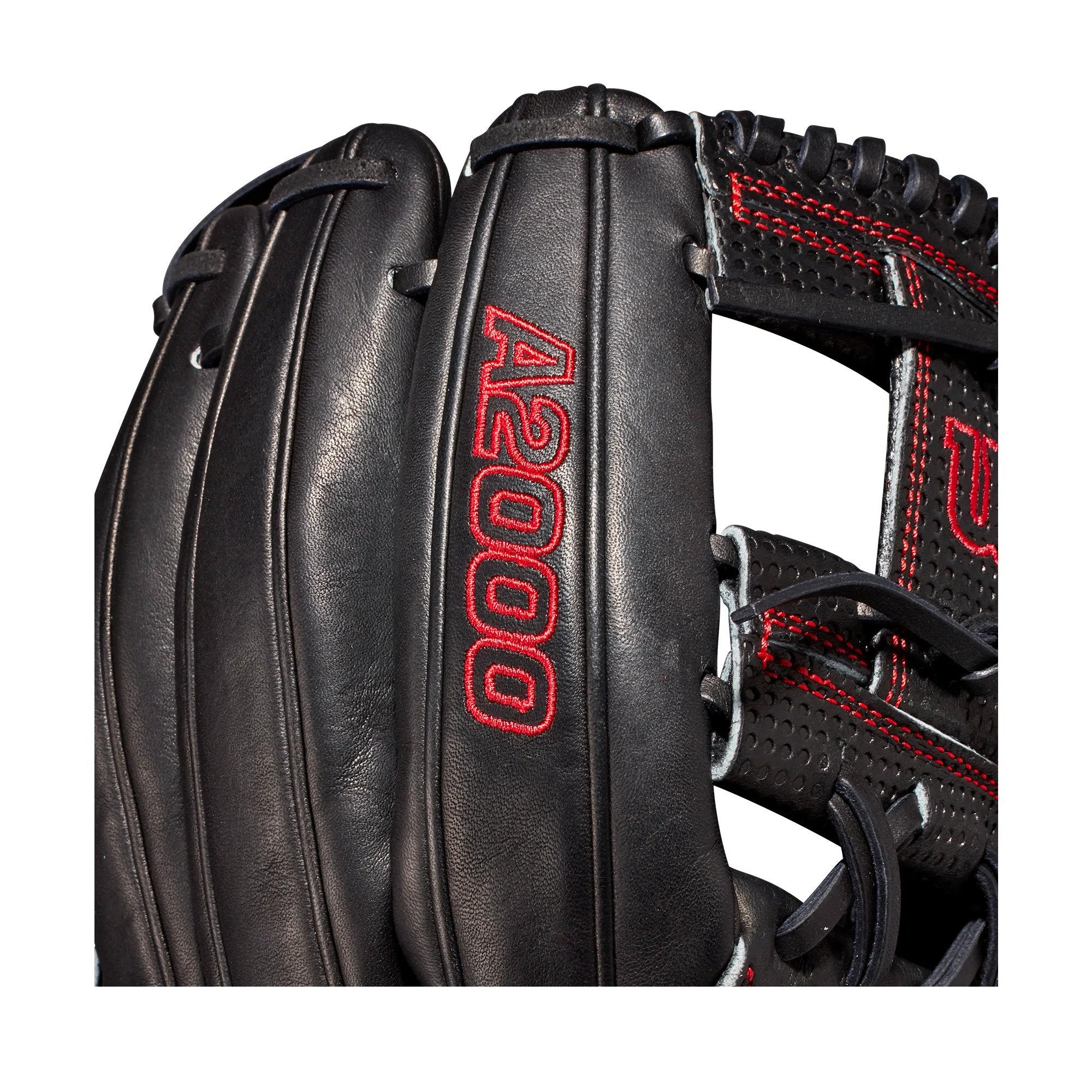 A2000 11.75" 1787 Black & Red GOTM Infield Glove - Image 2