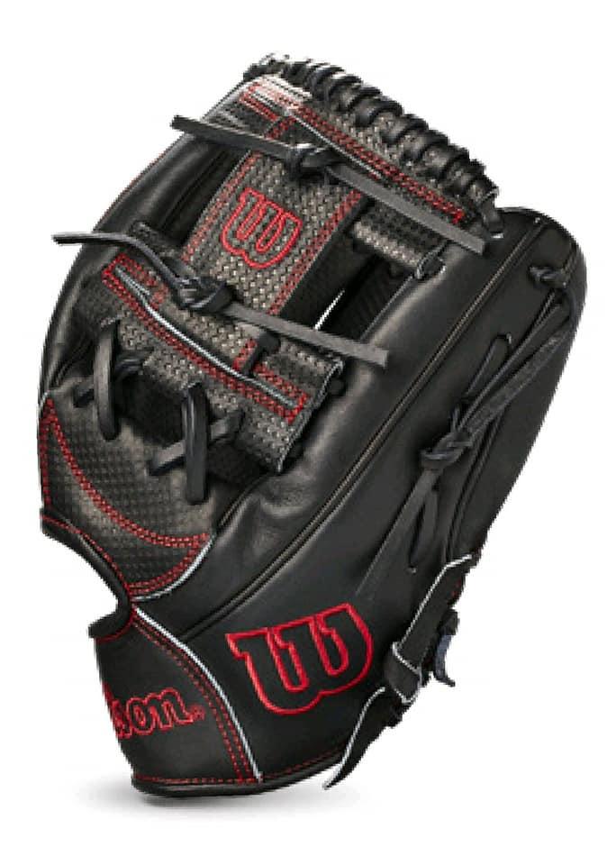 A2000 11.75" 1787 Black & Red GOTM Infield Glove - Image 3