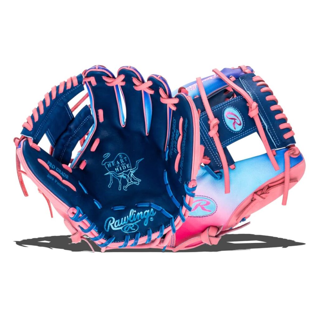 Rawlings Heart of the Hide グローブ 赤黒水色 Rawlings Heart of the Hide 11.75-inch Croc Back Glove | Rawlings